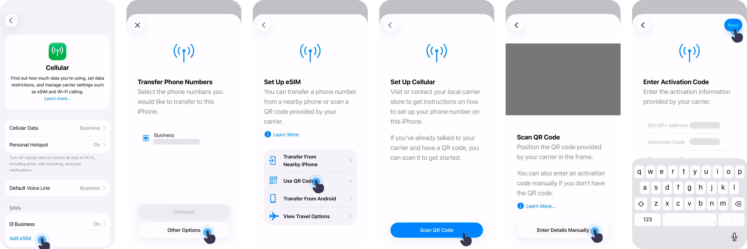 Method 3: Manual eSIM Installation via Manual Input