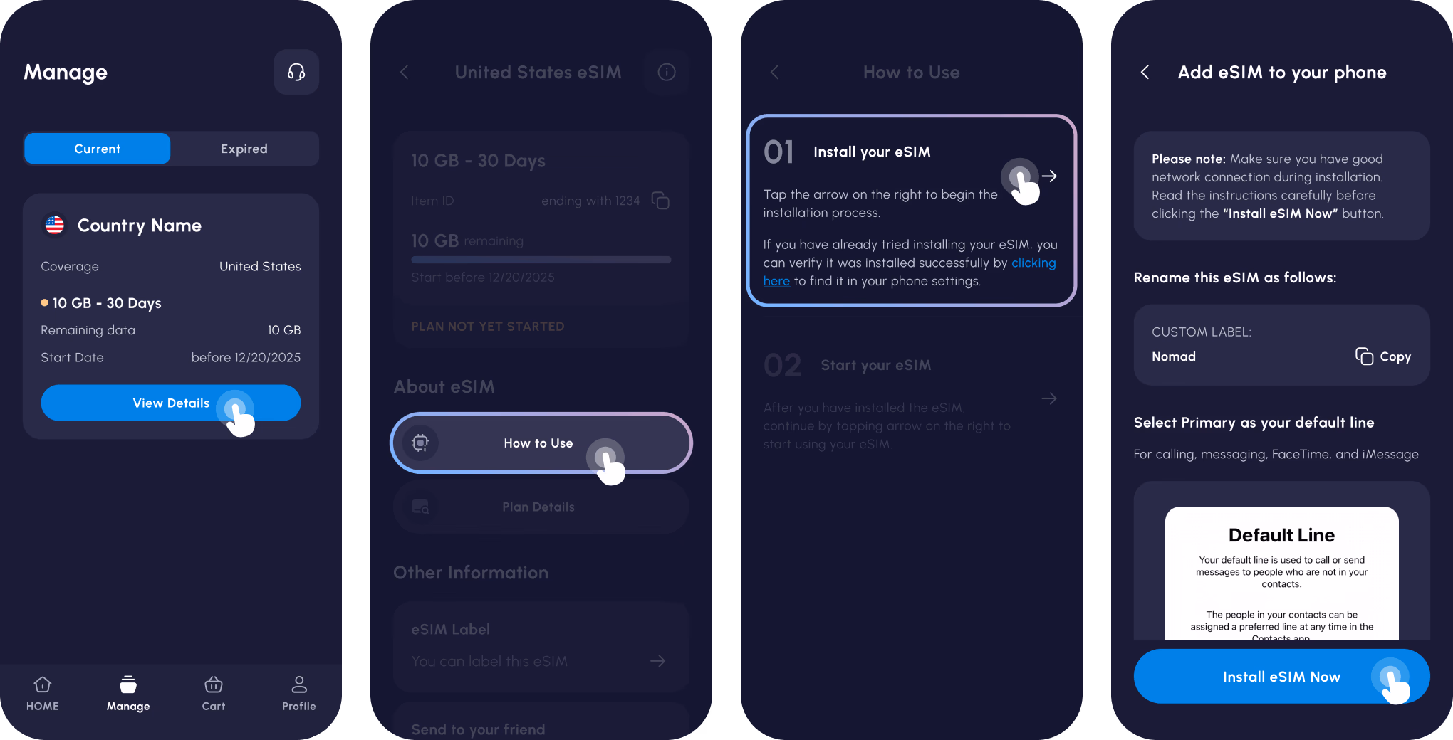 eSIM Installation Guide