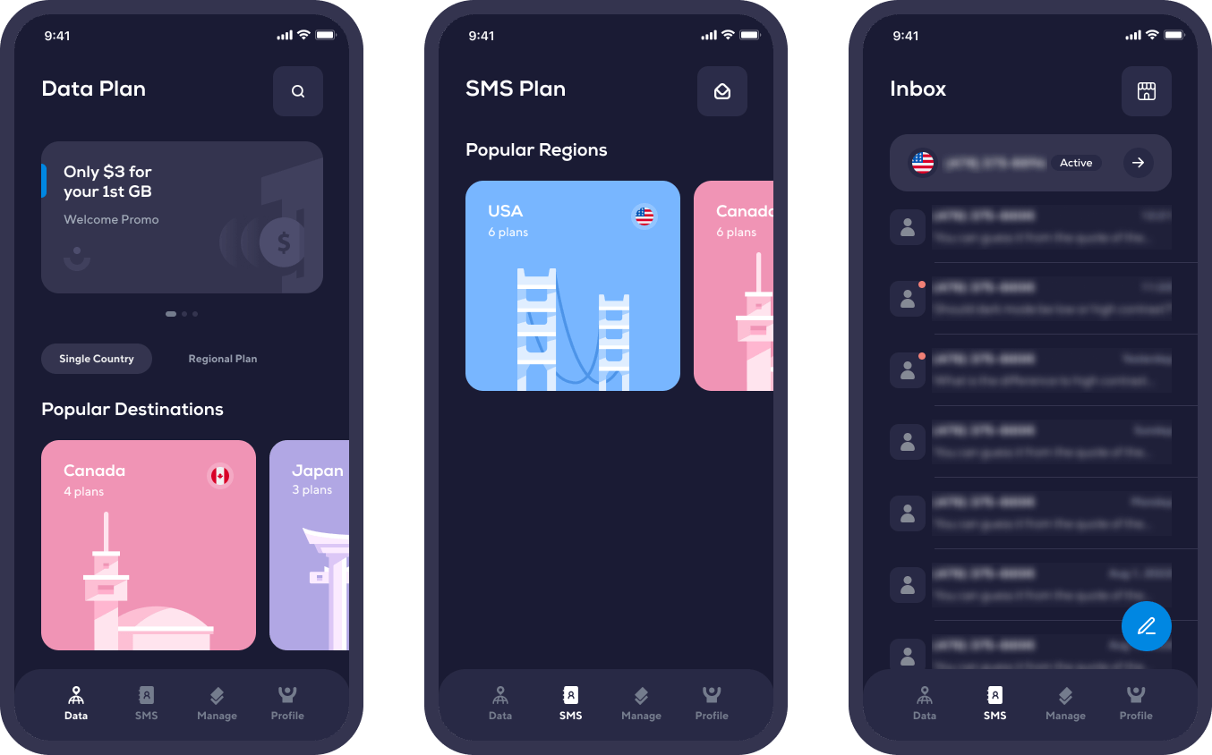 nomad sms